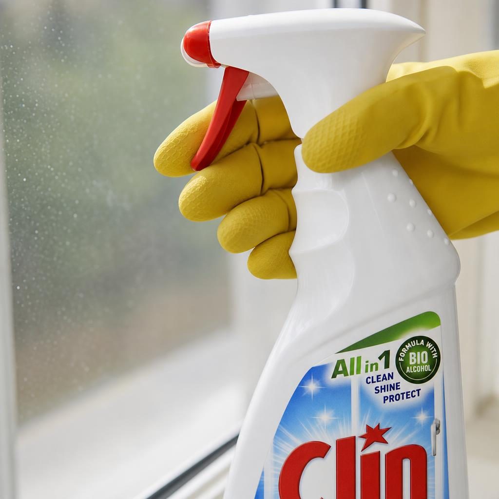 Solutie, Clin, Geam 500 ml Pistol Lemon