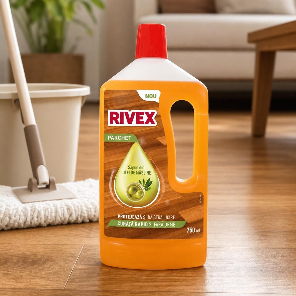 Solutie, Rivex, Parchet 750 ml Ulei Masline