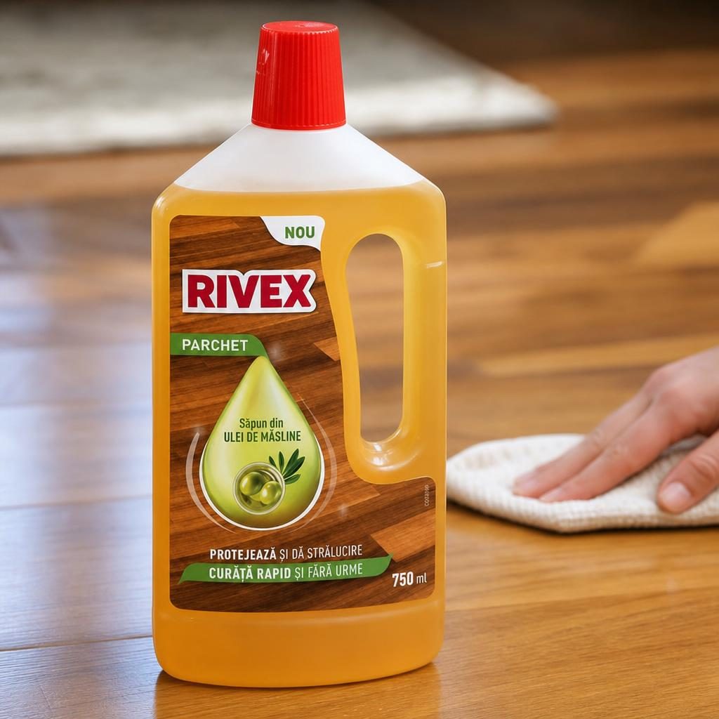 Solutie, Rivex, Parchet 750 ml Ulei Masline