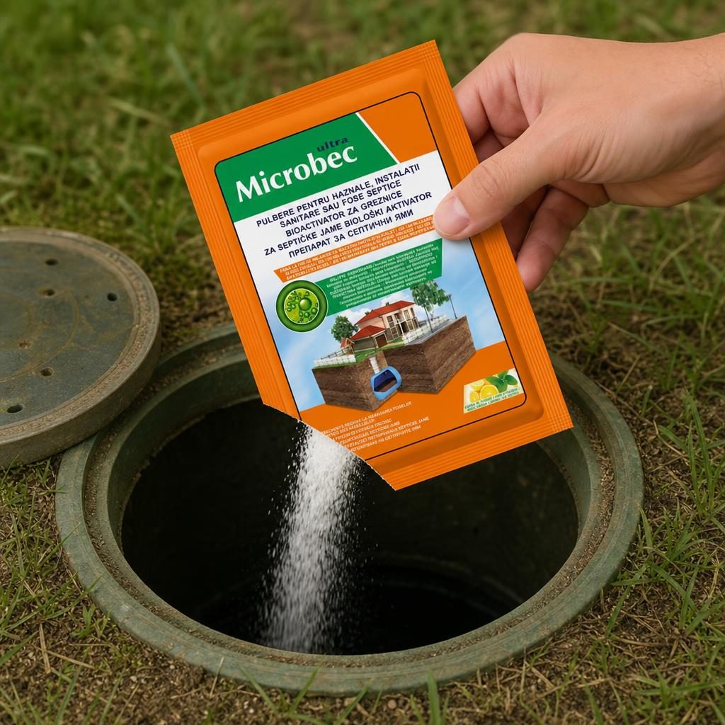 Tratament, Microbec, pentru Fose Septice 25 g 207/1546