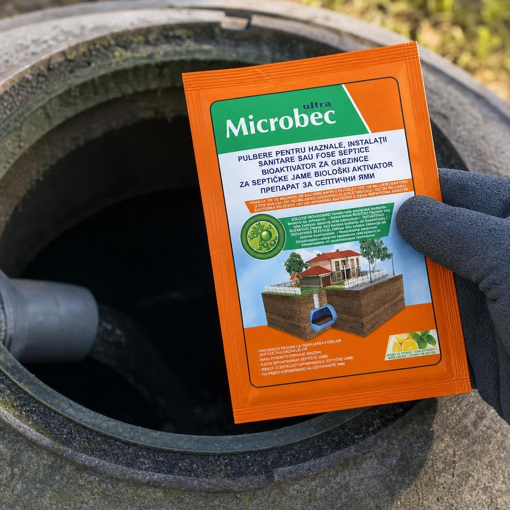 Tratament, Microbec, pentru Fose Septice 25 g 207/1546