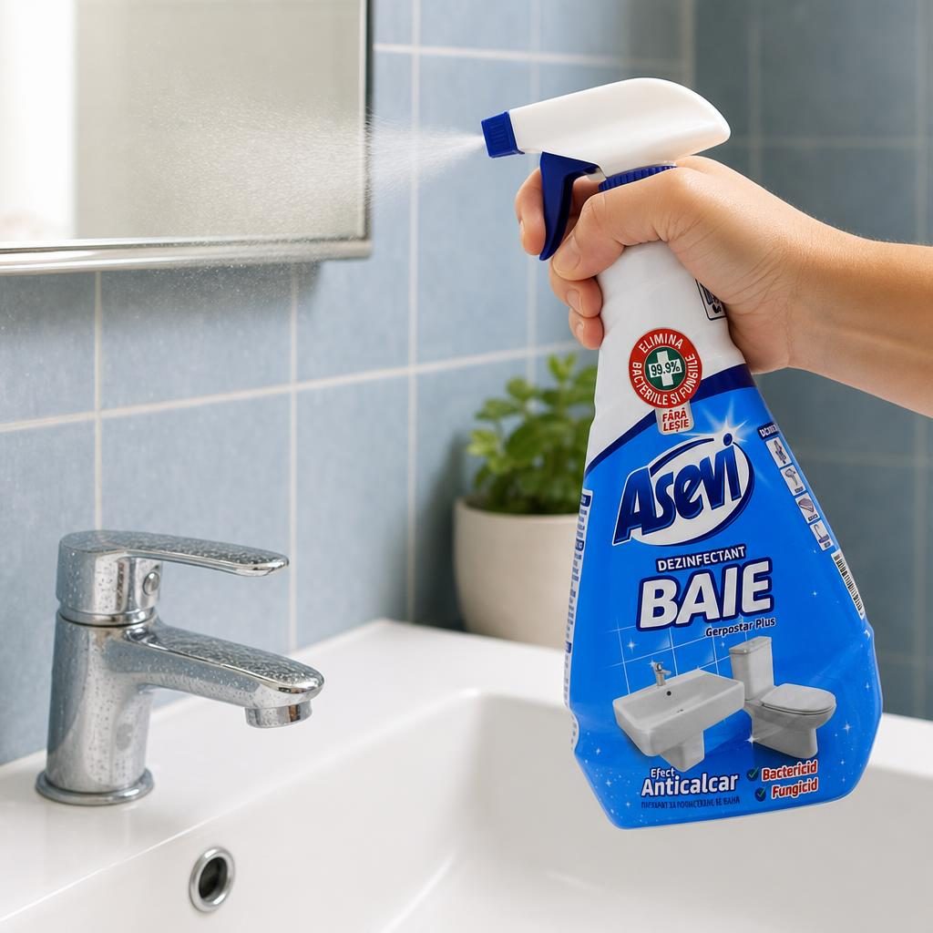 Solutie, Asevi, Igienizanta Baie Anticalcar 750 ml