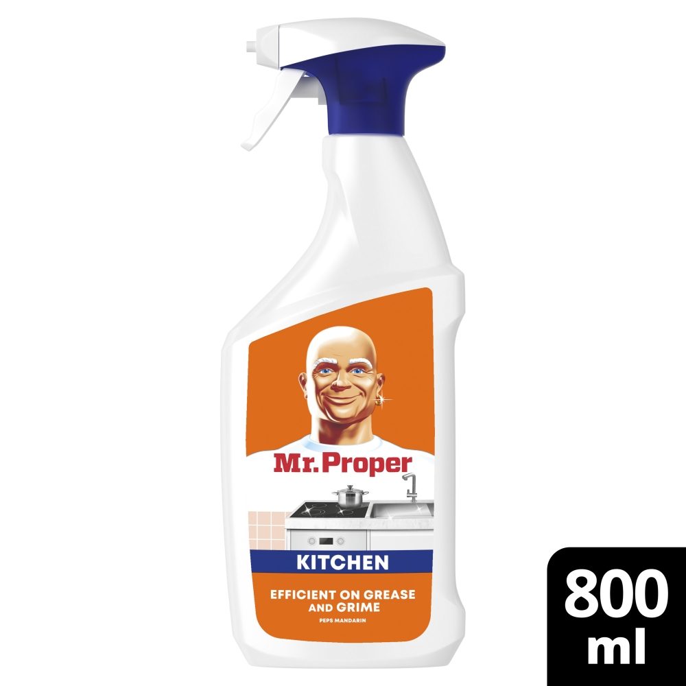 Spray, Mr Proper, Solutie Bucatarie 800 ml Mandarin