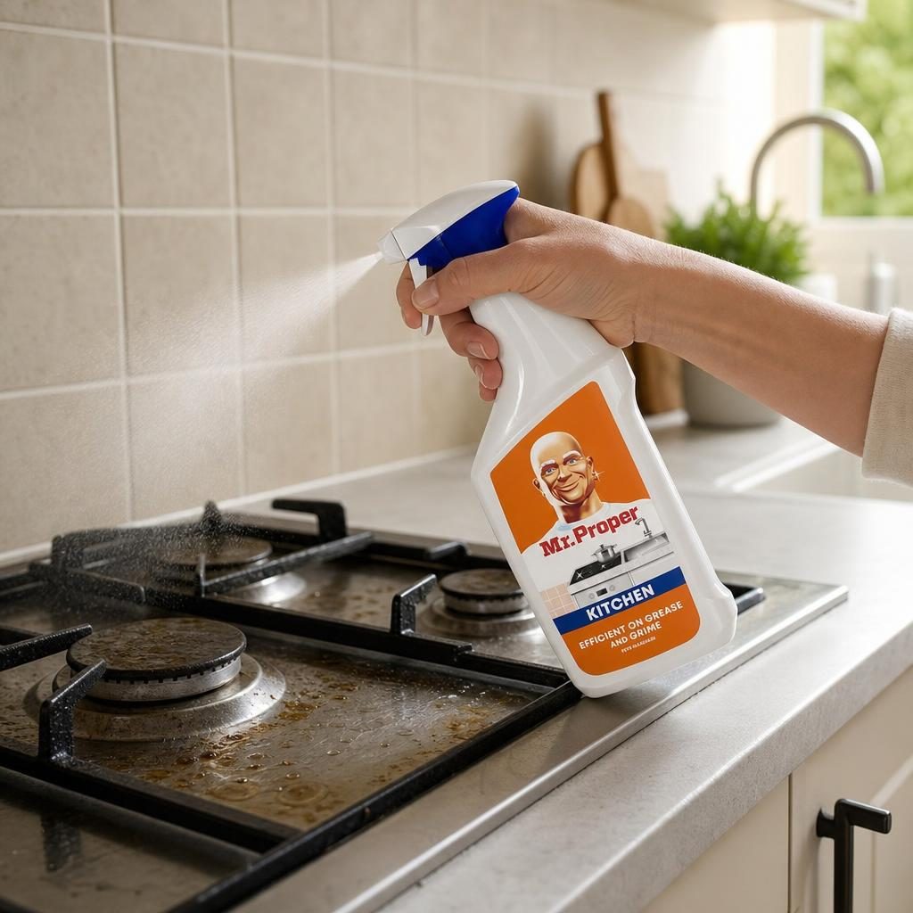 Spray, Mr Proper, Solutie Bucatarie 800 ml Mandarin