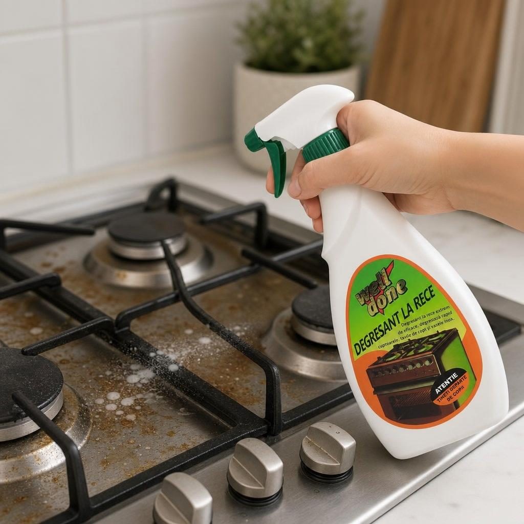 Solutie Degresant Bucatarie, Well Done, 750 ml