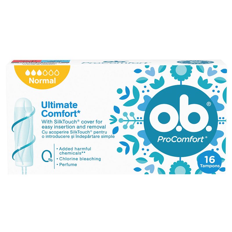 Tampoane Interne OB Procomfort Normal Set 16 Bucati