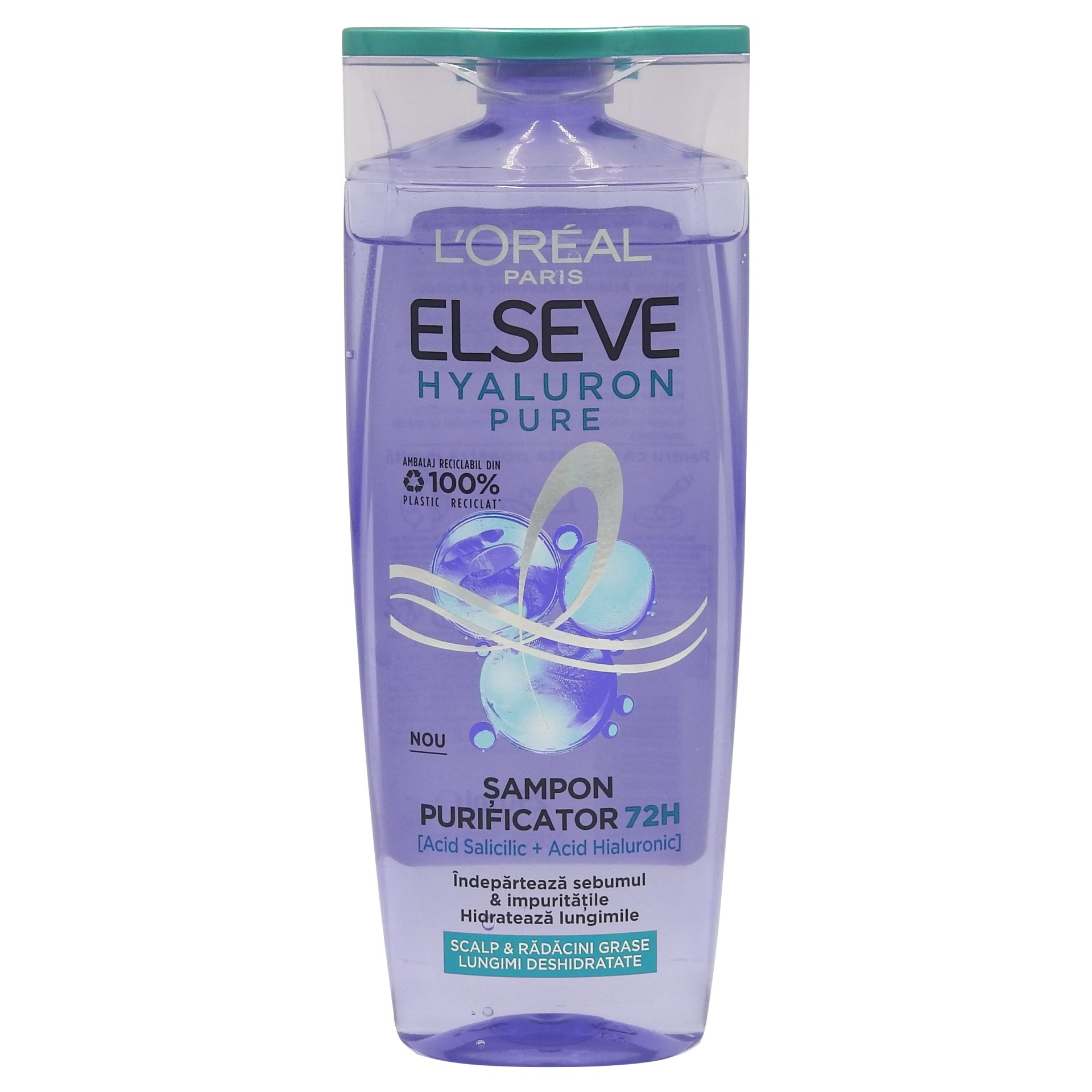 Sampon Elseve Hyaluron Pure 250ml pentru p?rul gras