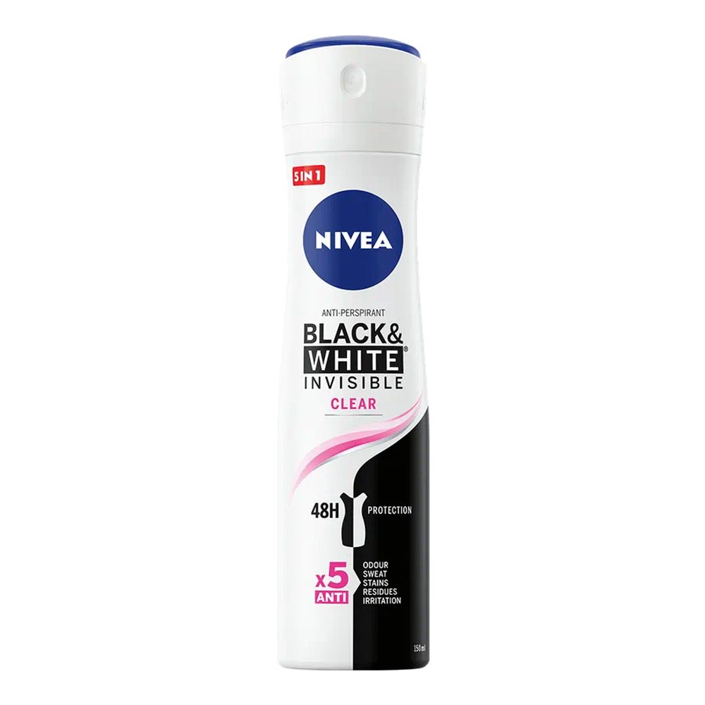 Antiperspirant Deo Spray, NIVEA, Invisible Clear , 150 ml 1
