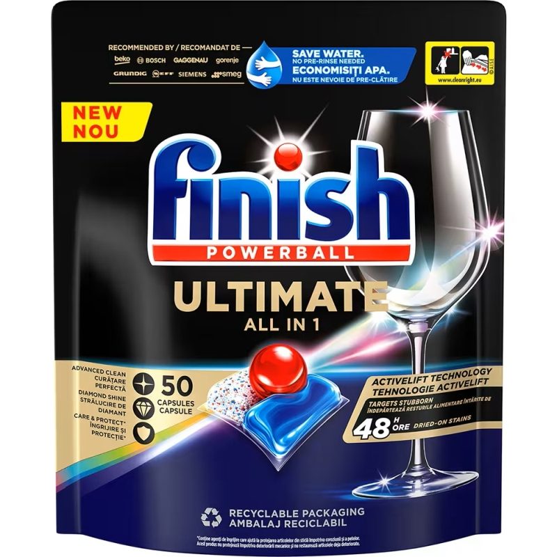 Detergent Capsule FINISH Powerball Ultimate 50 bucati