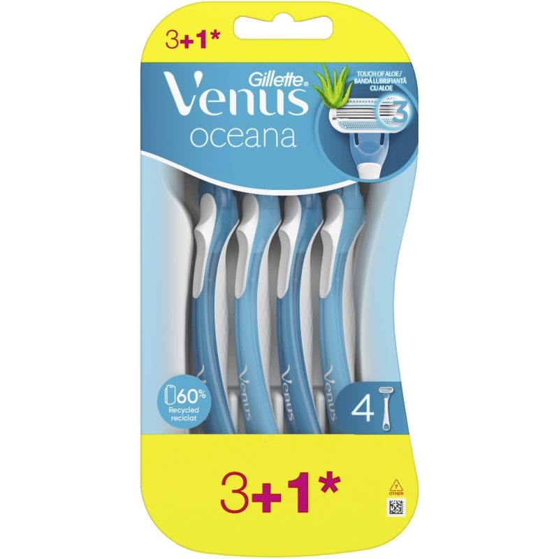 Aparat de ras Gillette Venus 3 Oceana set 4 bucati