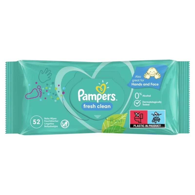 Servetele umede Pampers Baby Fresh Clean 52 bucati