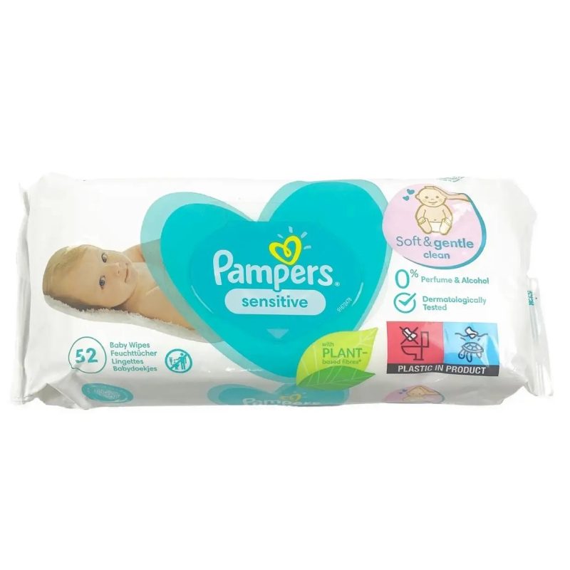 Servetele Umede Pampers Baby Sensitive 52 Bucati