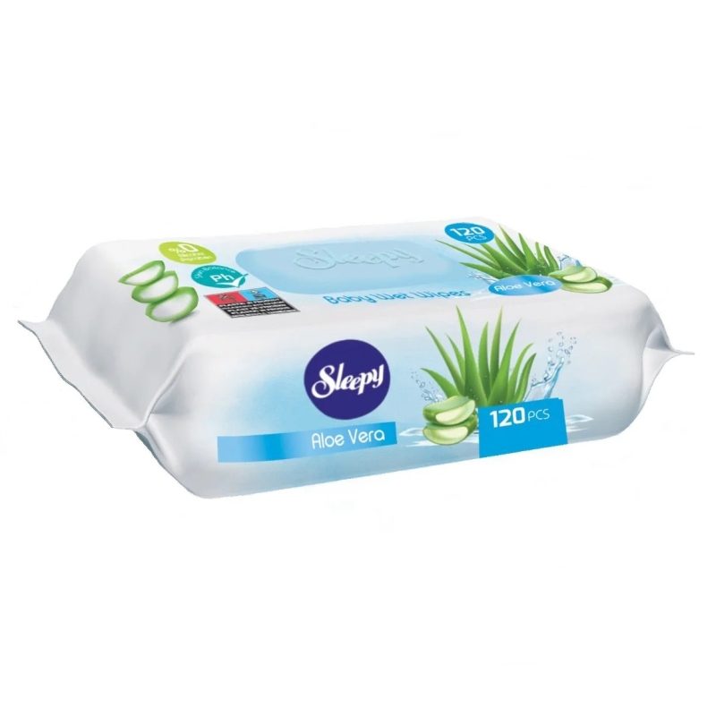 Servetele Umede Sleepy Aloe Vera 120 bucati