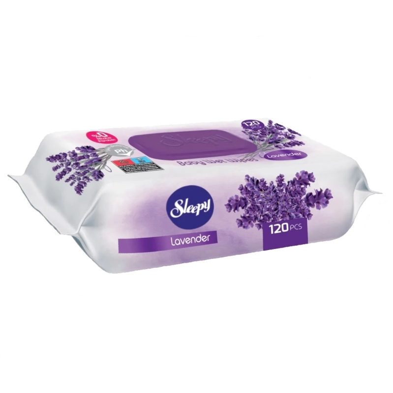 Servetele Umede Sleeppy Lavanda 120 Bucati