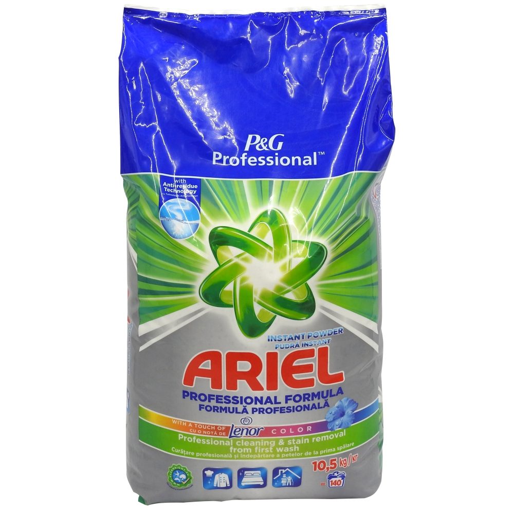 Detergent Automat Ariel Lenor Color 10.5 kg pentru Rufe Colorate