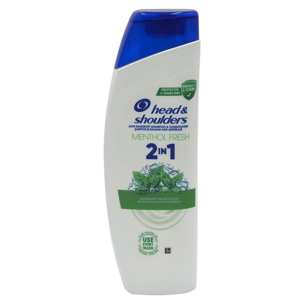 Sampon HEAD&SHOULDERS 2 in 1 Menthol 330ml