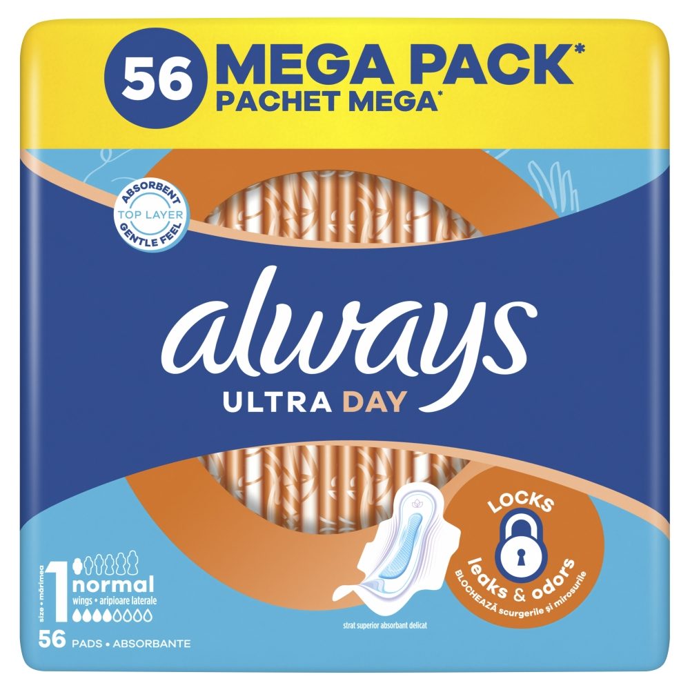 Absorbante Zilnice Always Ultra Set 56 Bucati