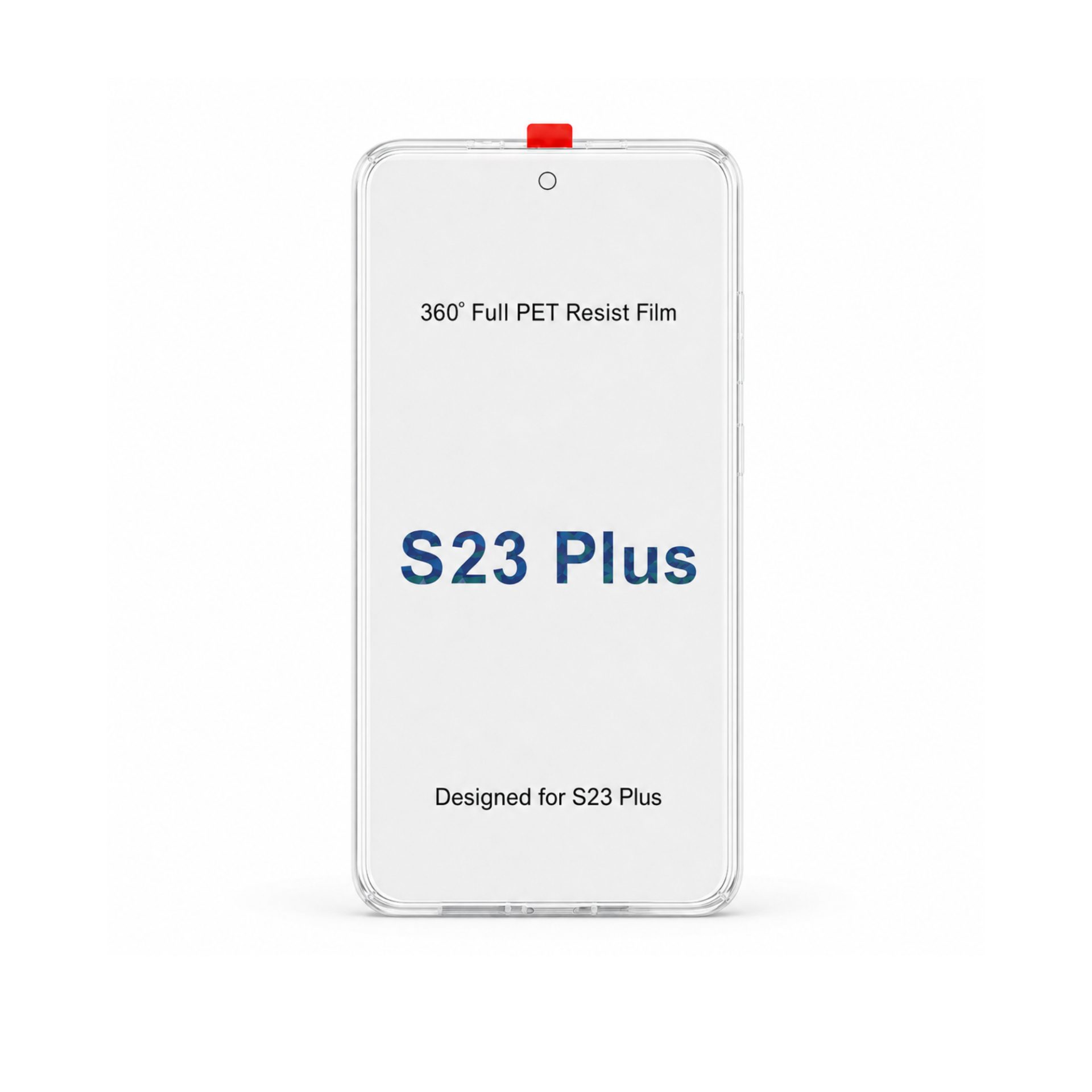 Detaliu husa Flippy 360 grade transparent