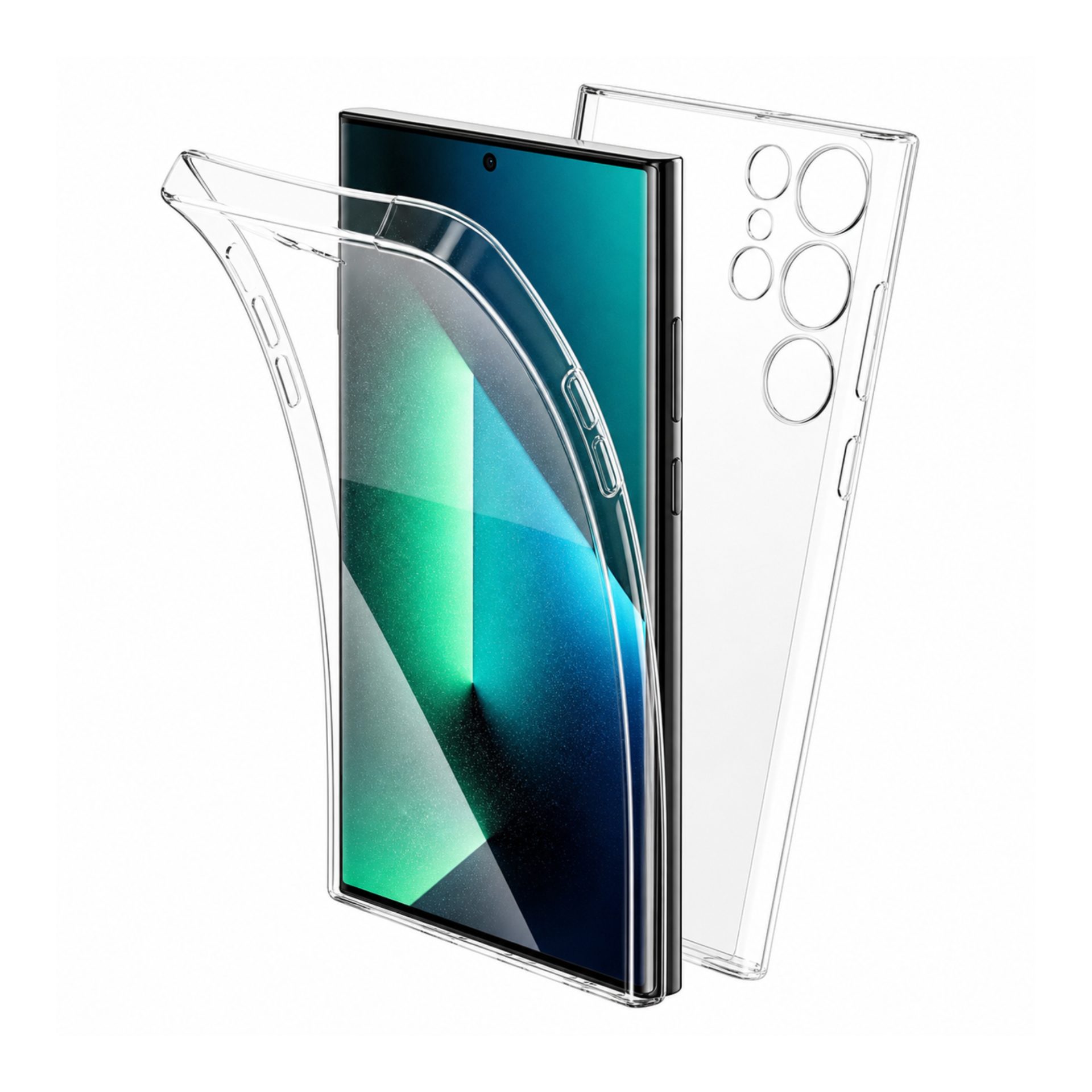 Husa de protectie Flippy 360 grade transparent Samsung Galaxy S23 Ultra