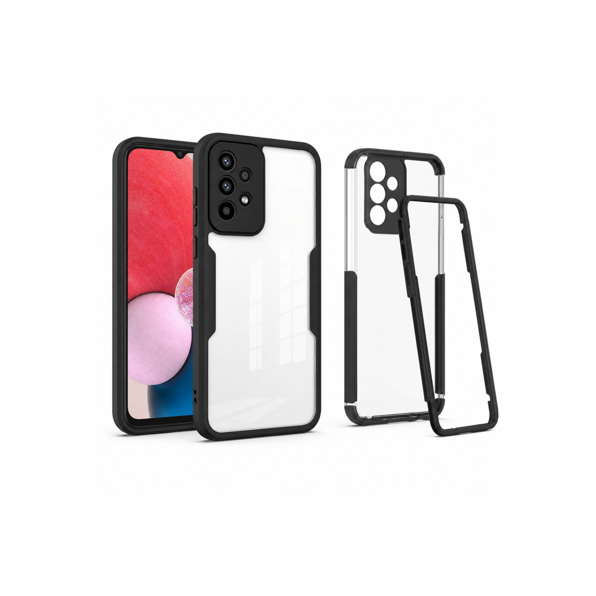 Design bumper negru antisoc Galaxy A13