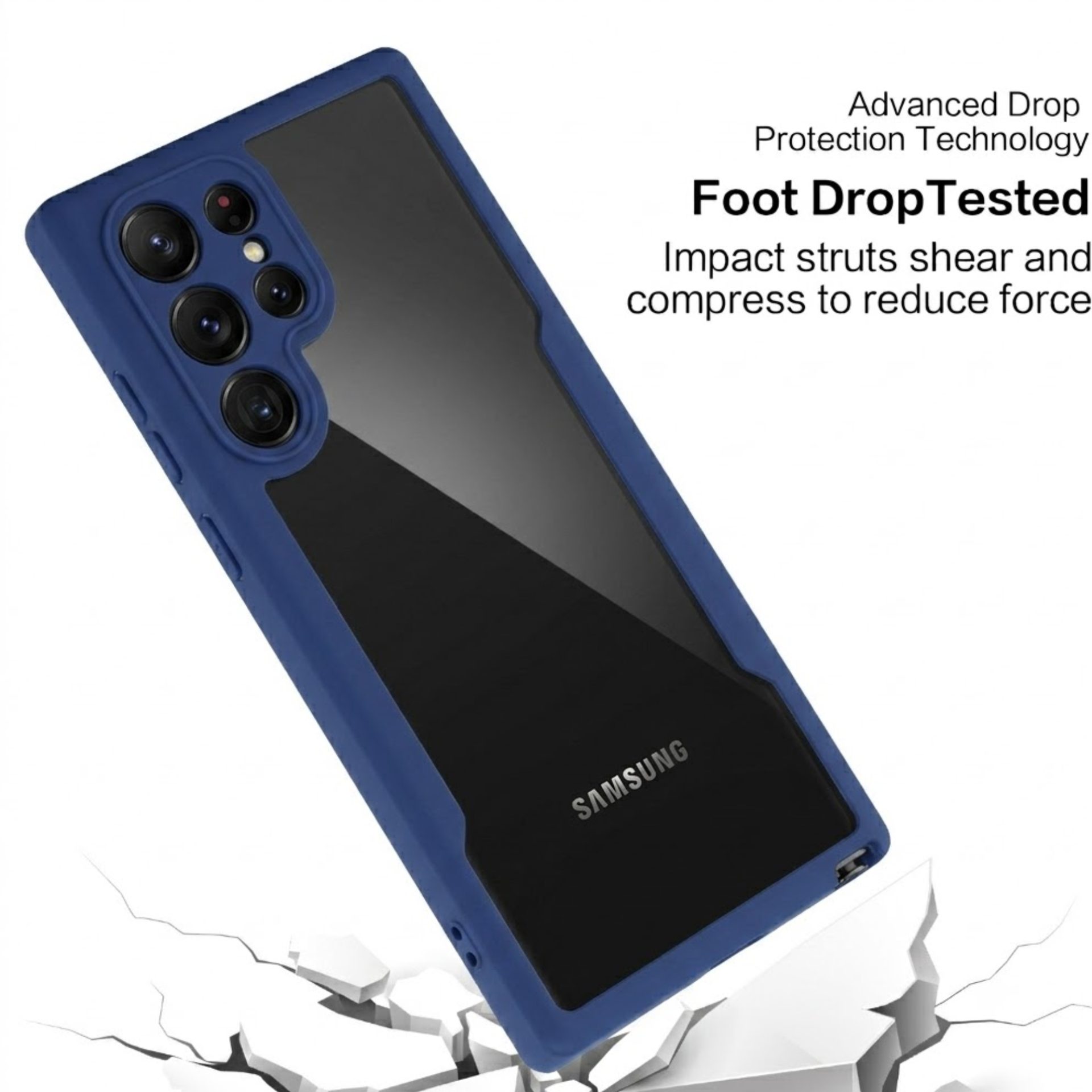 Husa Max Defence pentru Samsung Galaxy S22 Ultra, Bumper Roz, Fata Dubla Transparenta, Protectie Antisoc Full 360 ( fata, spate, margini ), Flippy