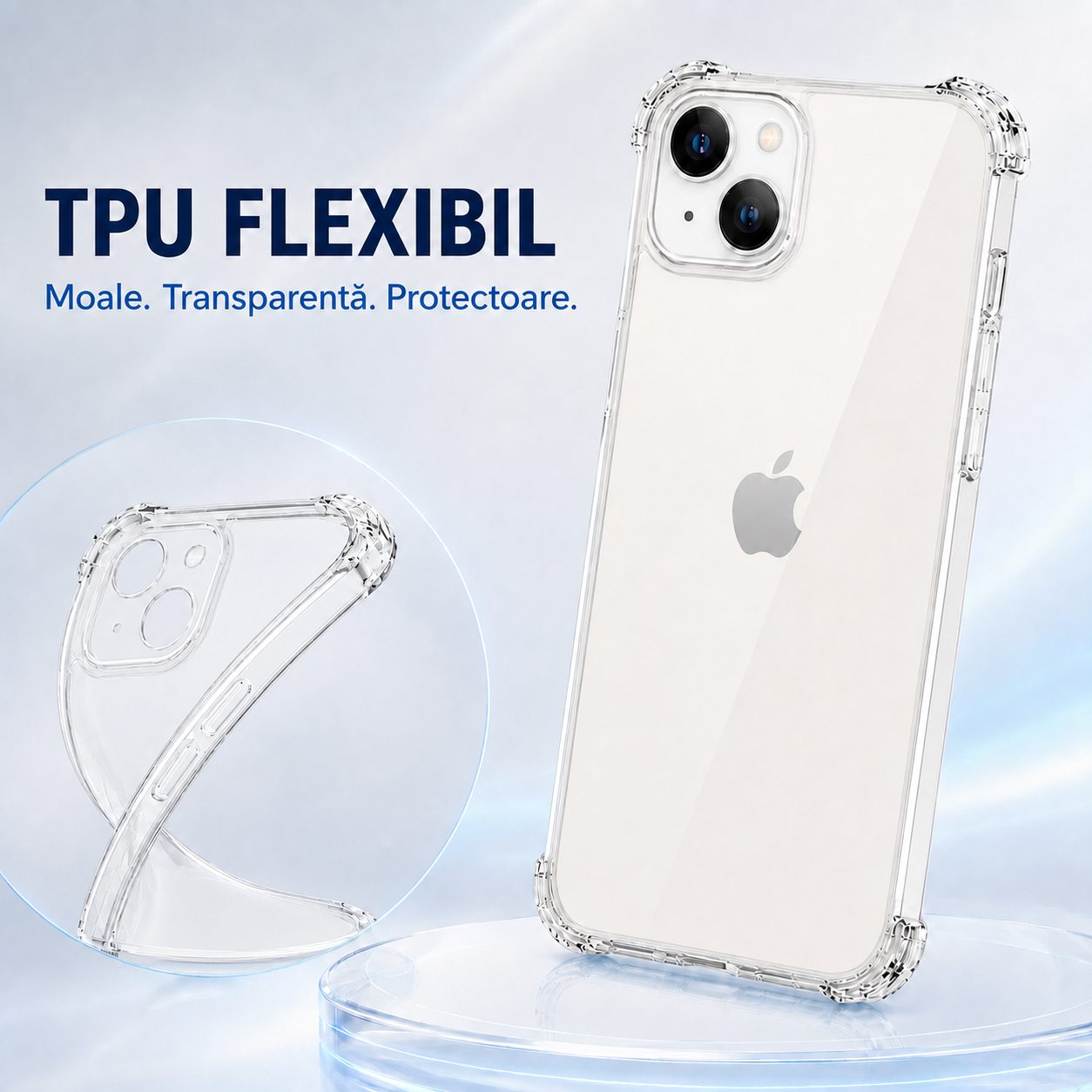 Montare husa protectie pe iPhone 14 Plus