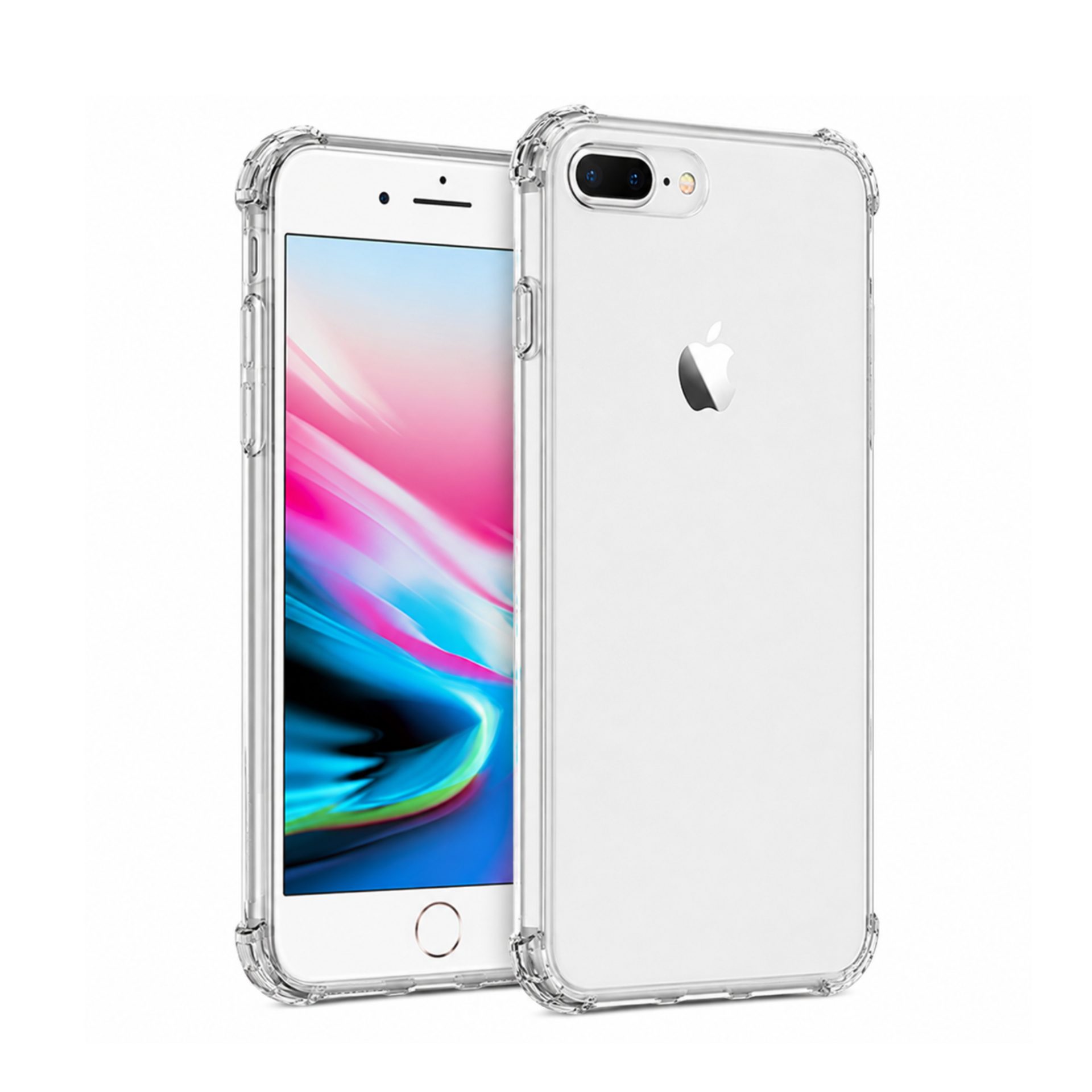 Husă protecție TPU transparentă iPhone 7/8 Plus Flippy