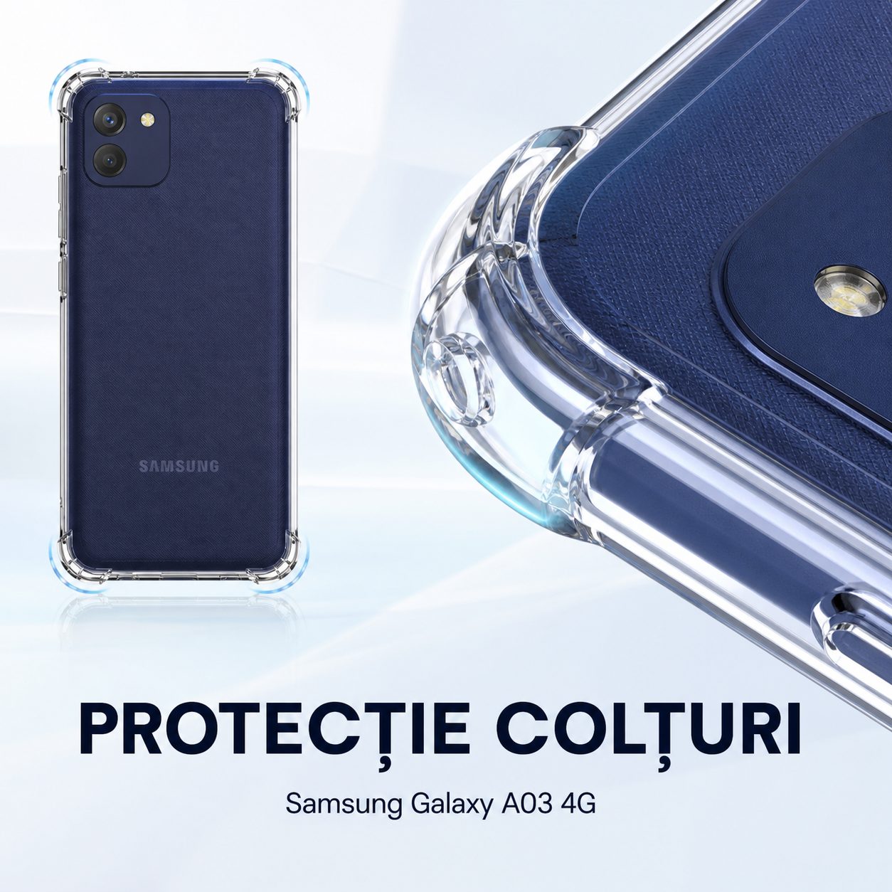 Vedere completa husa Samsung Galaxy A03 Flippy