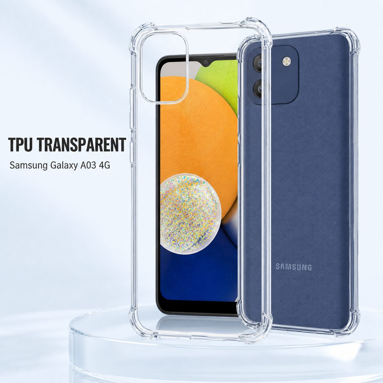 Husa protectie Samsung A03 Flippy - detaliu final