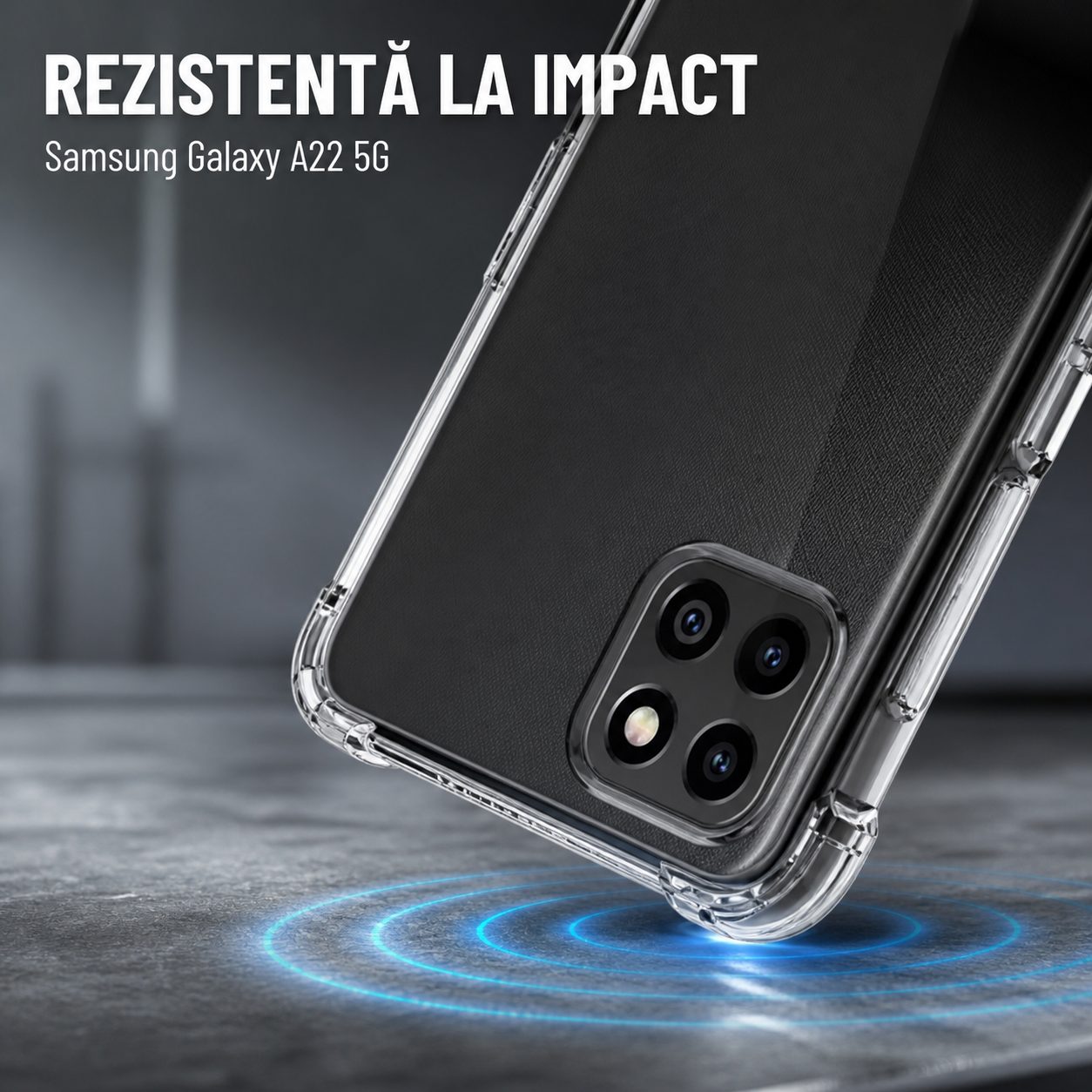 Husă protecție Samsung A22 5G - vedere laterală