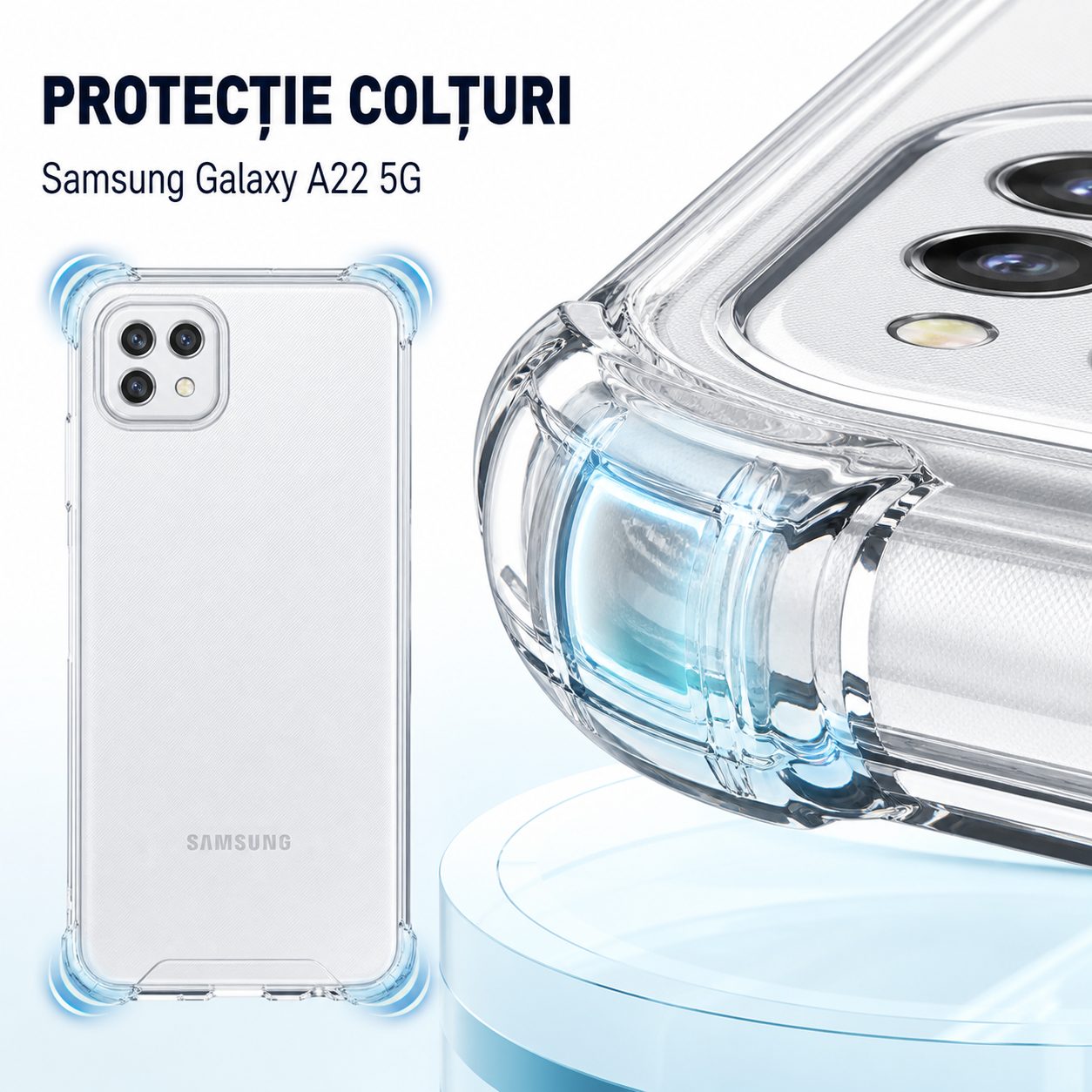 Husă Samsung A22 5G - vedere frontală