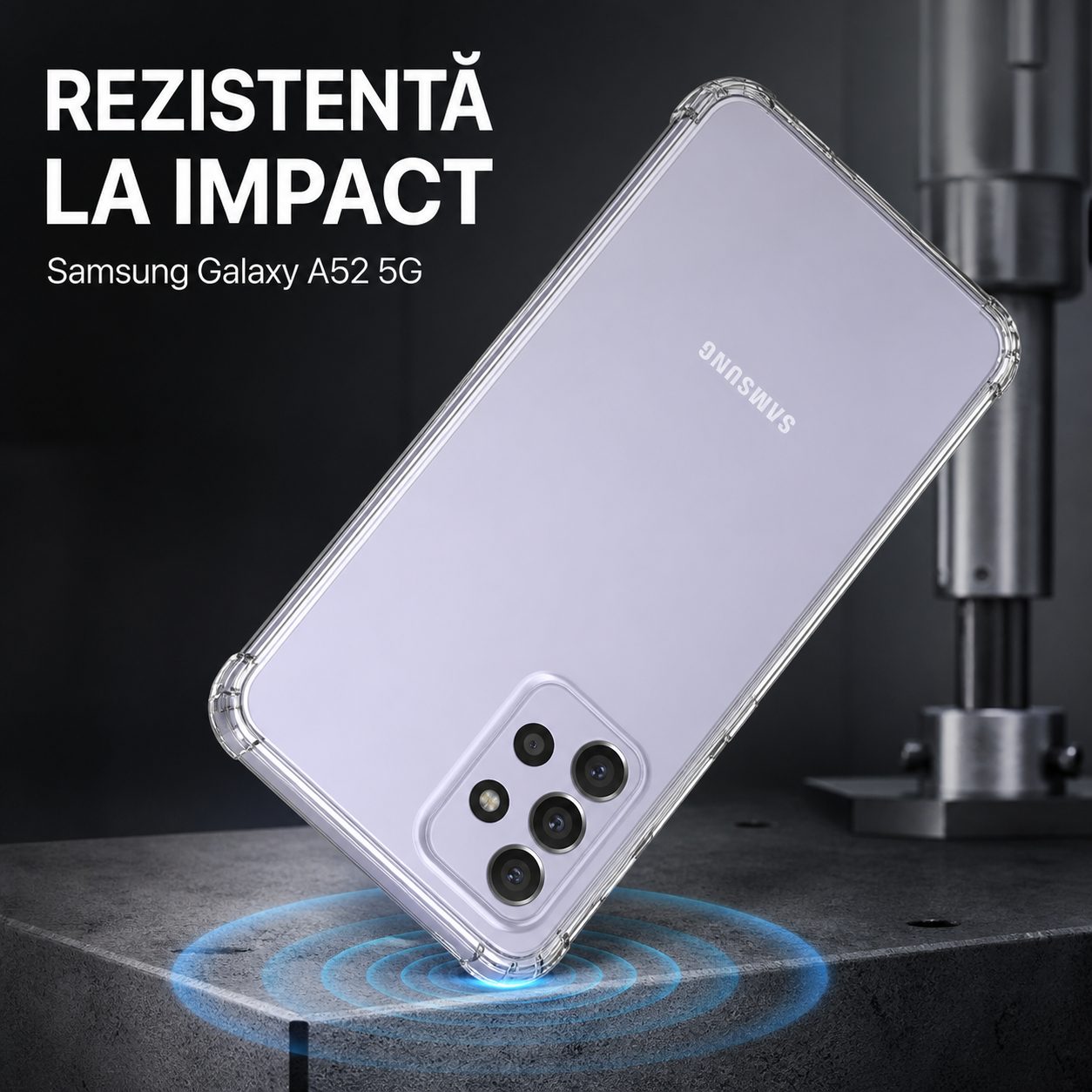 Design transparent husă Samsung A52 5G