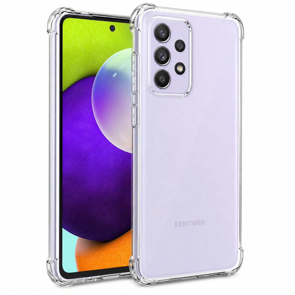 Husă protecție Samsung A52 A52 5G TPU transparent Flippy