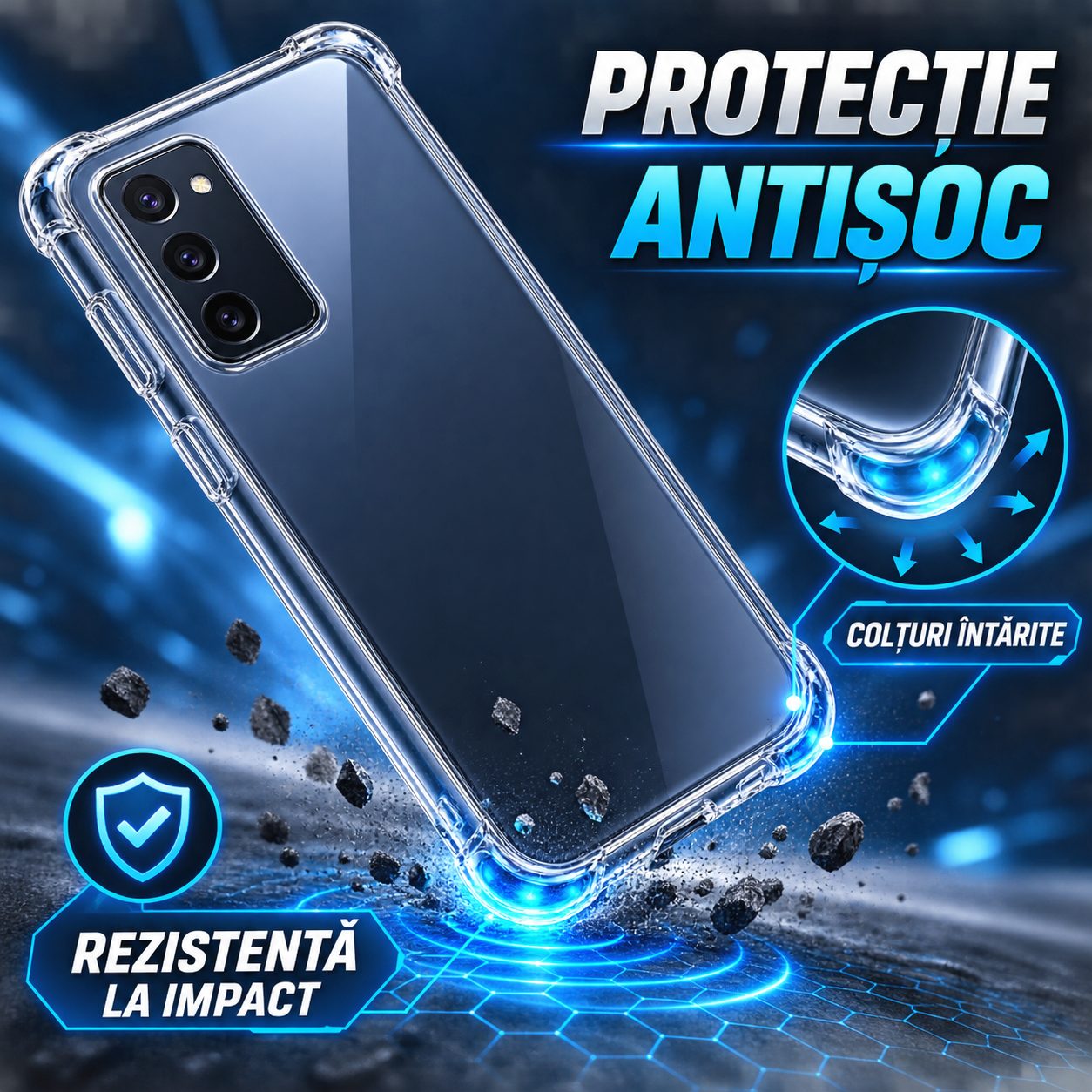 Husă TPU Samsung S20 FE - vedere frontală