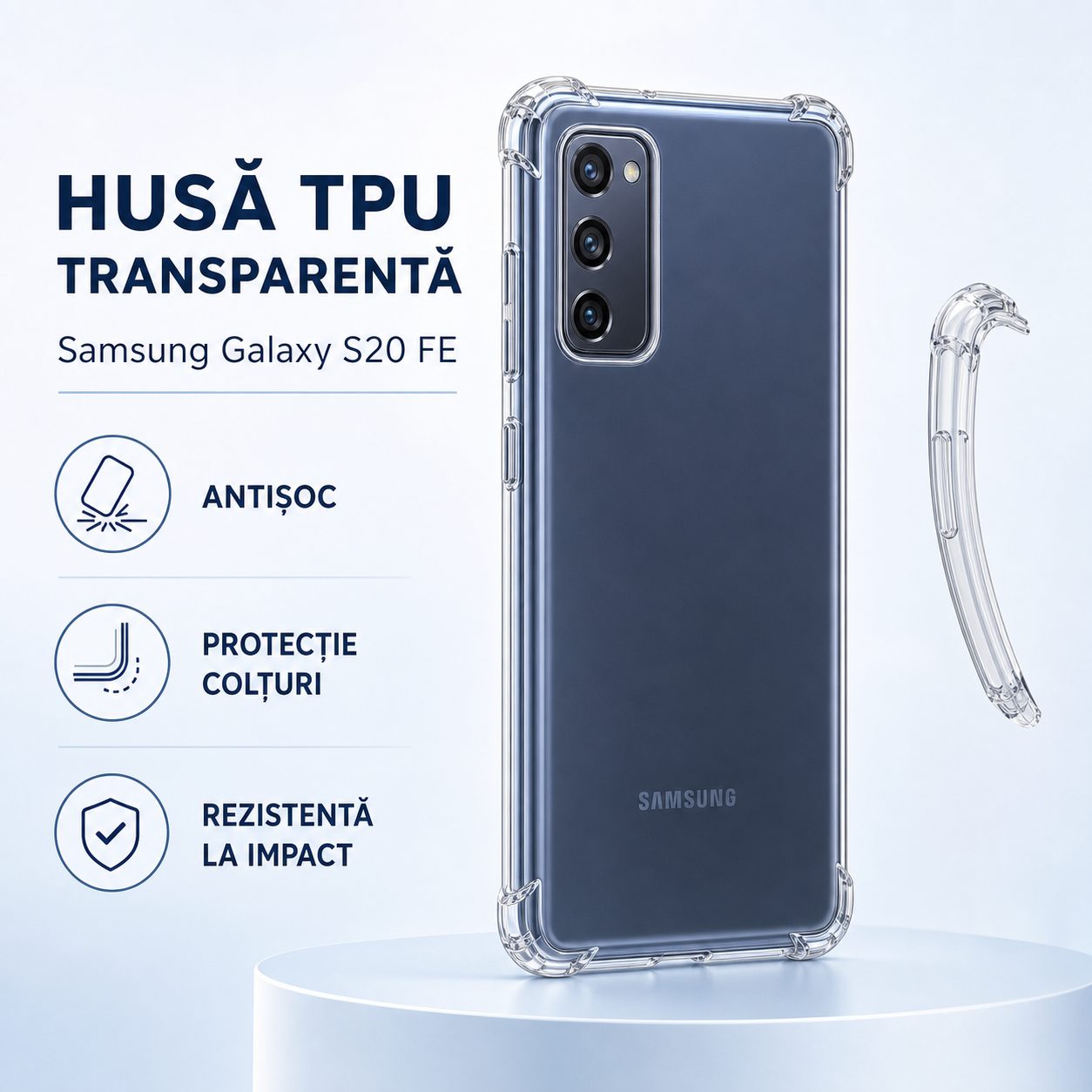 Husă Samsung Galaxy S20 FE - detaliu grosime