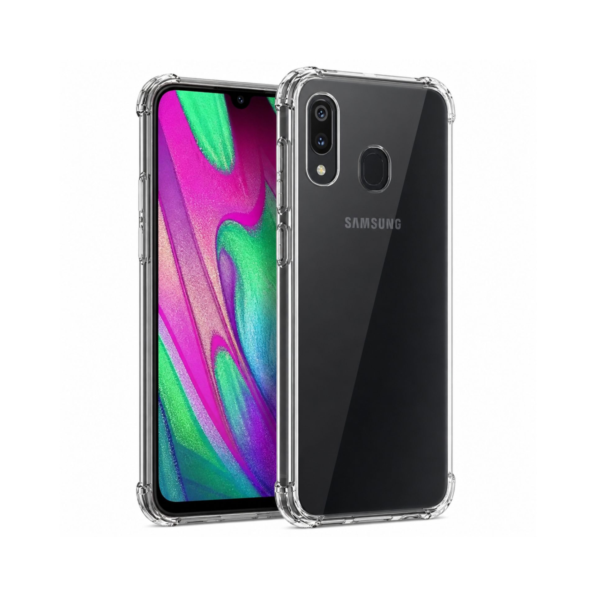 Husă protecție Samsung A40 Flippy TPU transparent