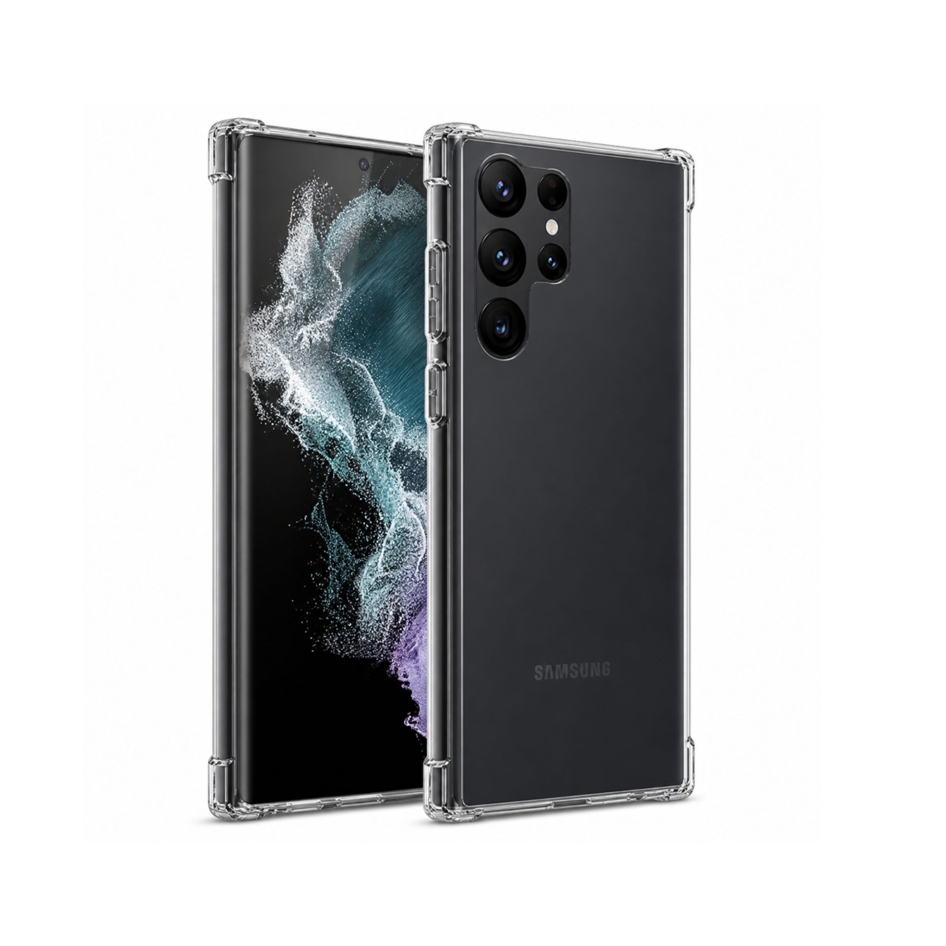 Husa TPU transparentă Samsung S22 Ultra Flippy