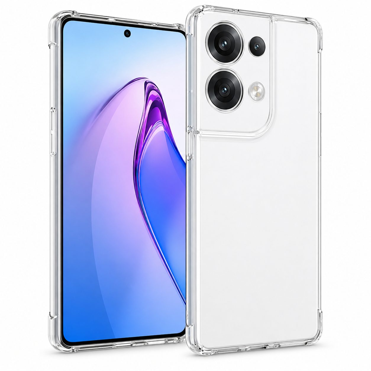 Husă protecție Oppo Reno 8 Pro 5G Flippy TPU transparentă