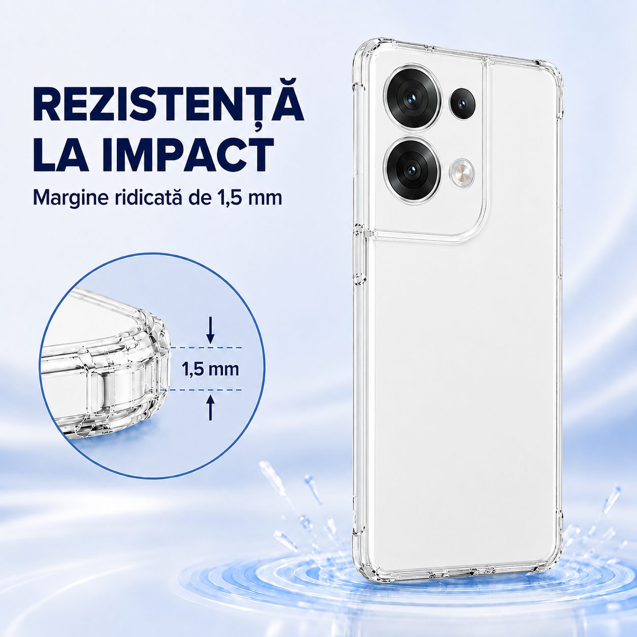 Husă Flippy TPU vedere laterală