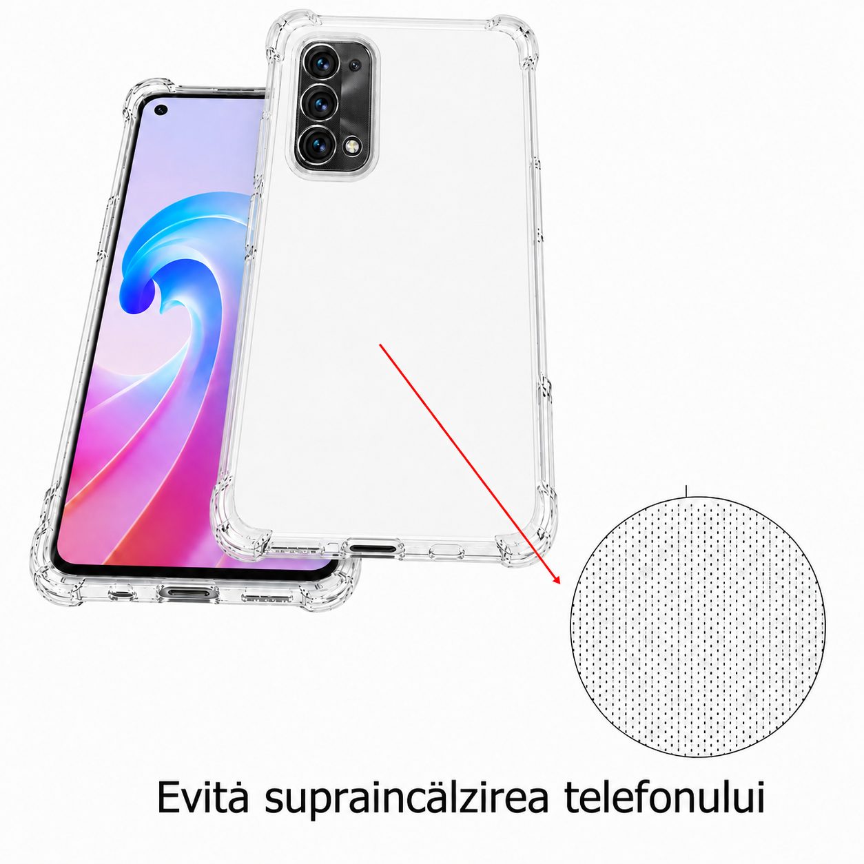Husă protecție Oppo A54 5G Flippy - detaliu margini