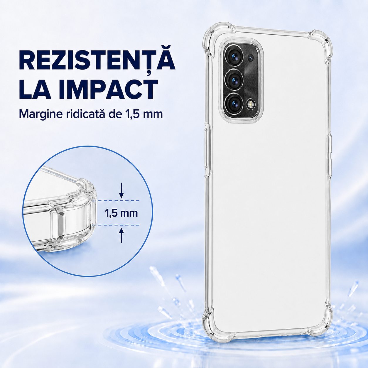 Husă Flippy TPU - vedere frontală