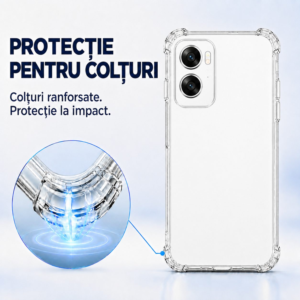 Husă Flippy detaliu material TPU