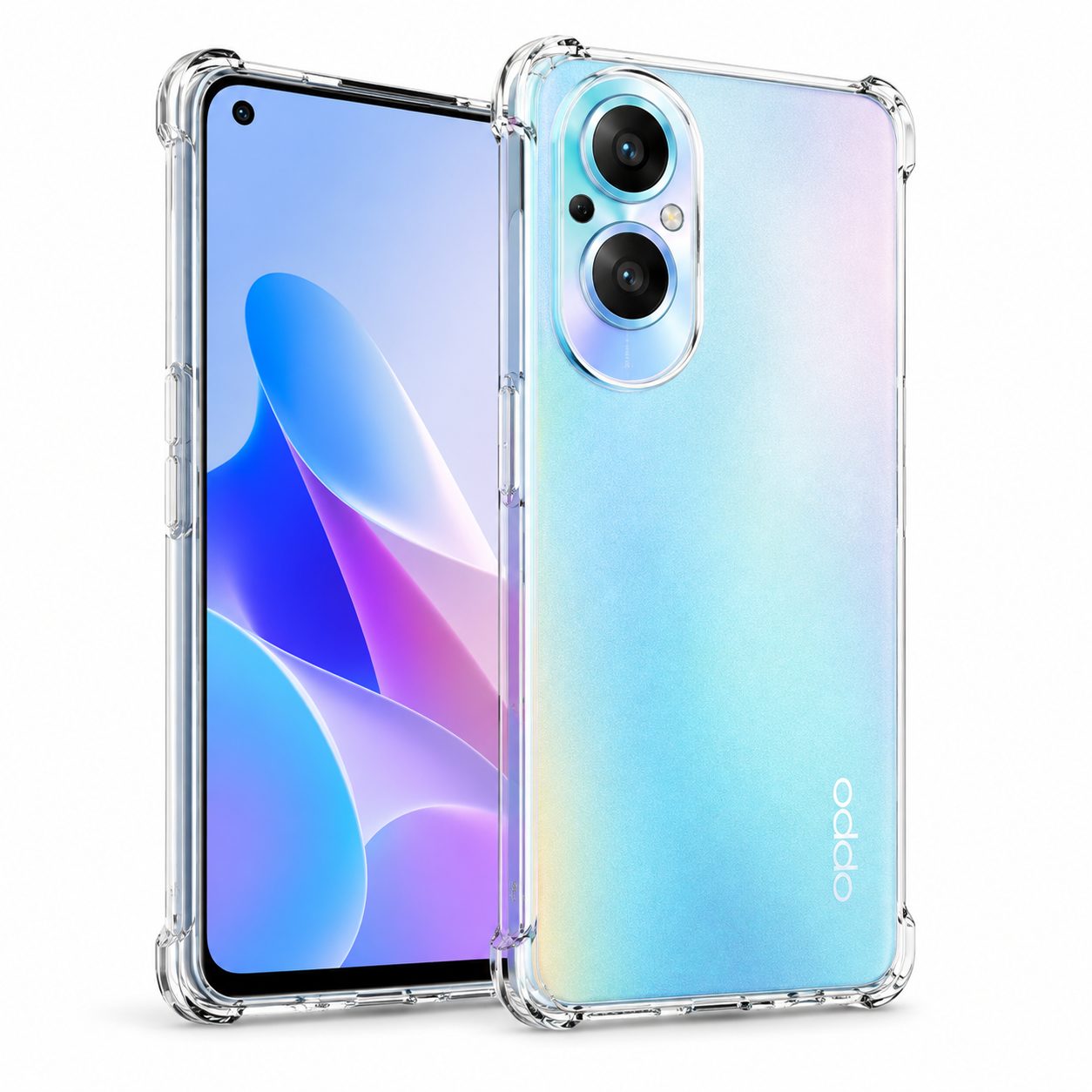 Husă protecție Oppo Reno 7 Lite 5G Flippy TPU transparent