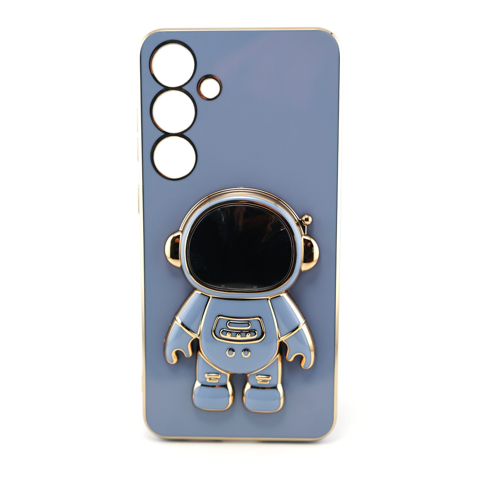 Husa de Protectie 2 in 1, Flippy, Husa de Protectie pentru Samsung Galaxy A15/A15 5G, Model Astronaut cu Suport, din TPU, Albastru