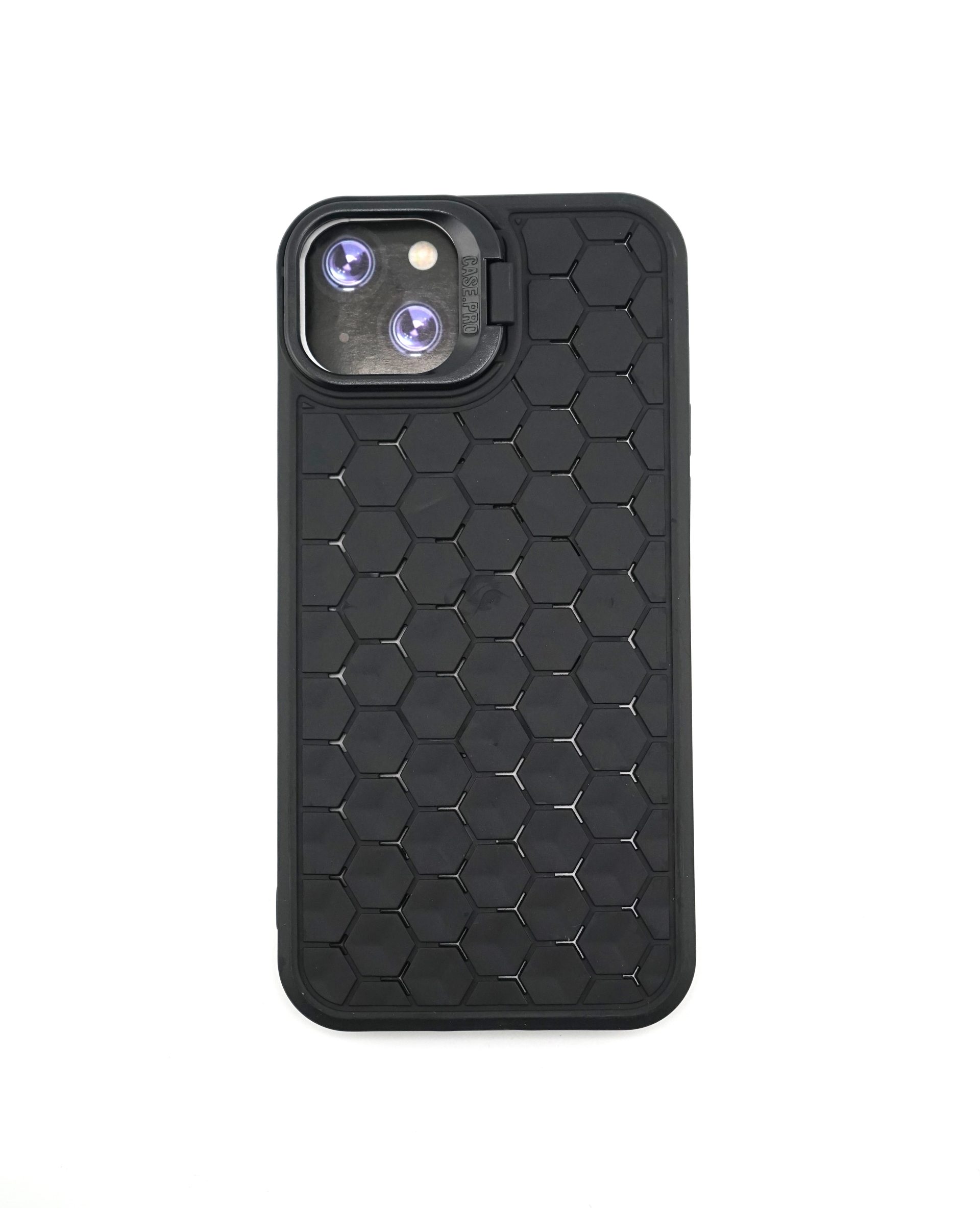 Husa de Protectie TPU, Flippy, pentru Apple iPhone 14 Plus, 3D Cube, cu Inel, Protectie Camera, Antisoc, Antizgariere, Antialunecare, Acoperire Completa, Negru