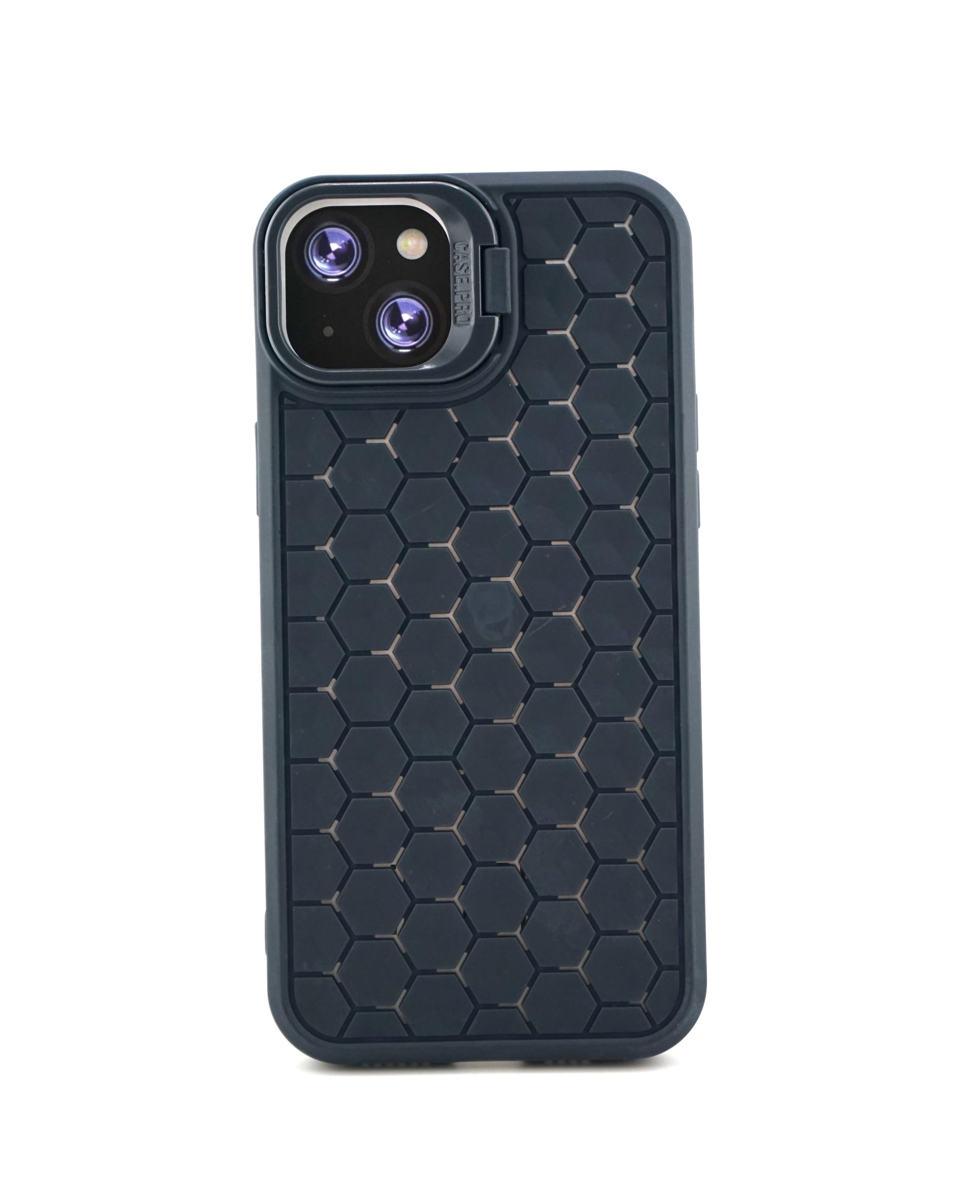 Husa de Protectie TPU, Flippy, pentru Apple iPhone 14 Plus, 3D Cube, cu Inel, Protectie Camera, Antisoc, Antizgariere, Antialunecare, Acoperire Completa, Albastru