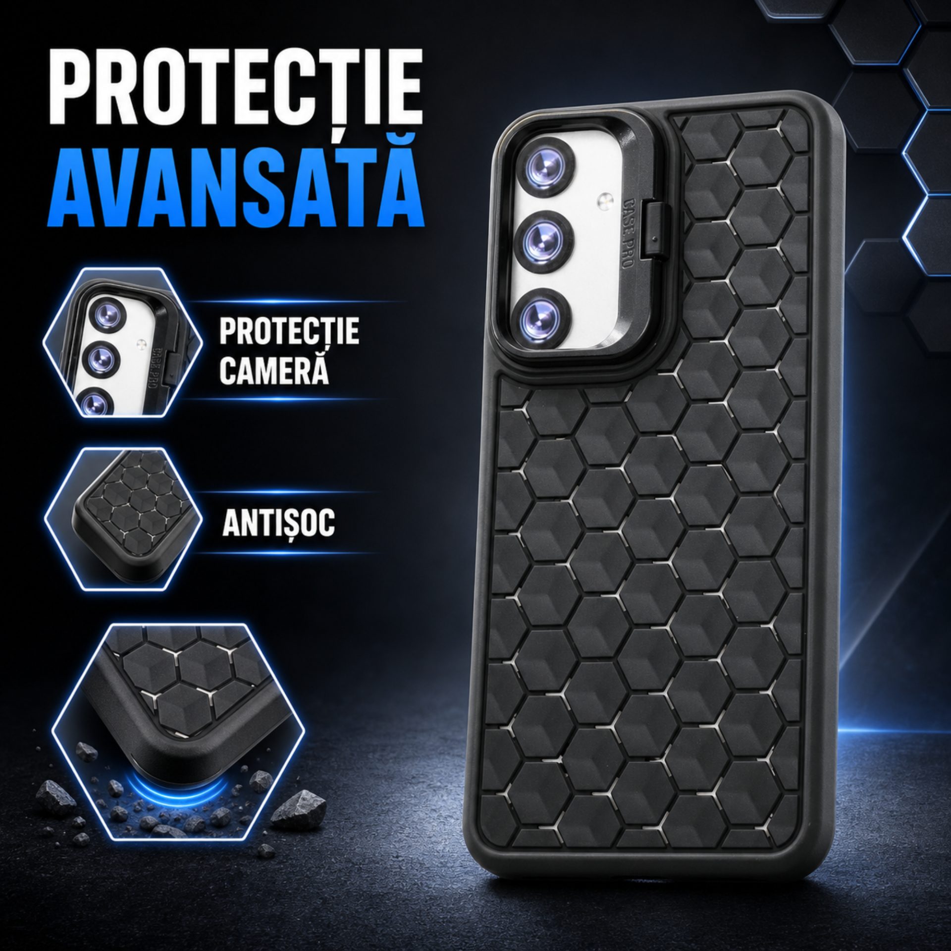 Design hexagonal 3D Cube TPU Flippy