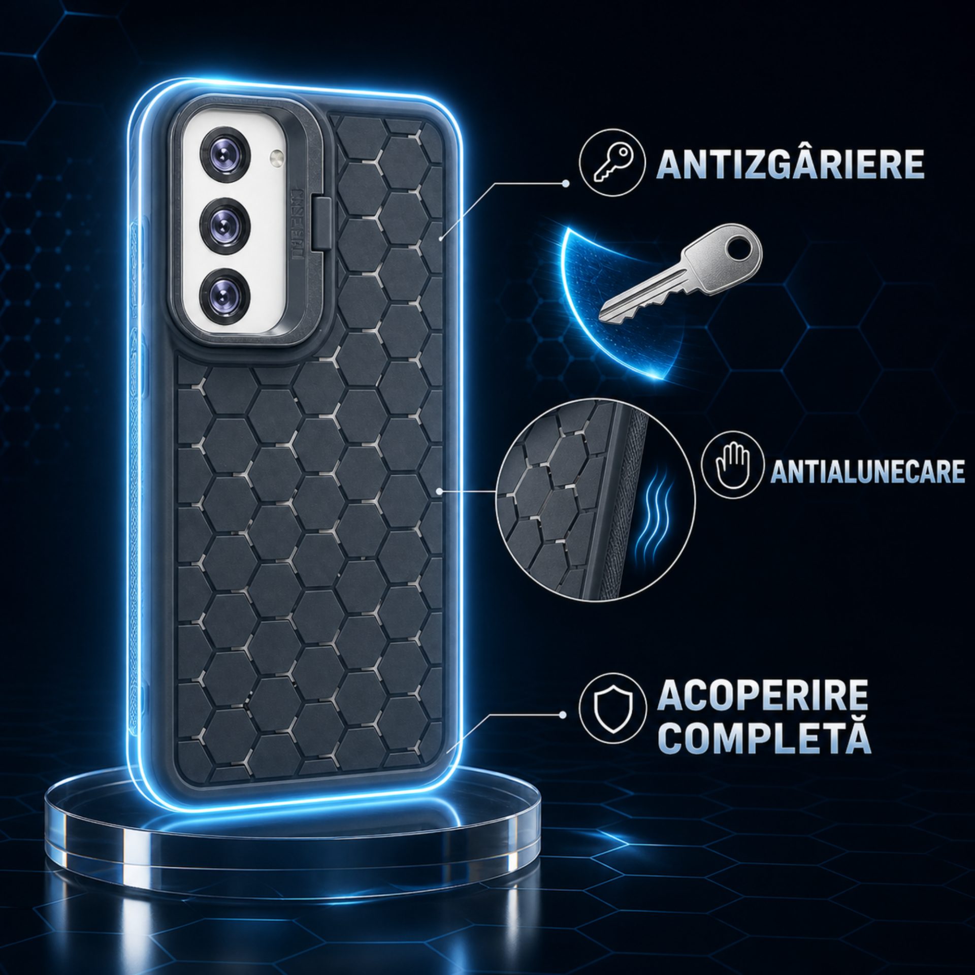 Design 3D Cube Husa Flippy Galaxy S23