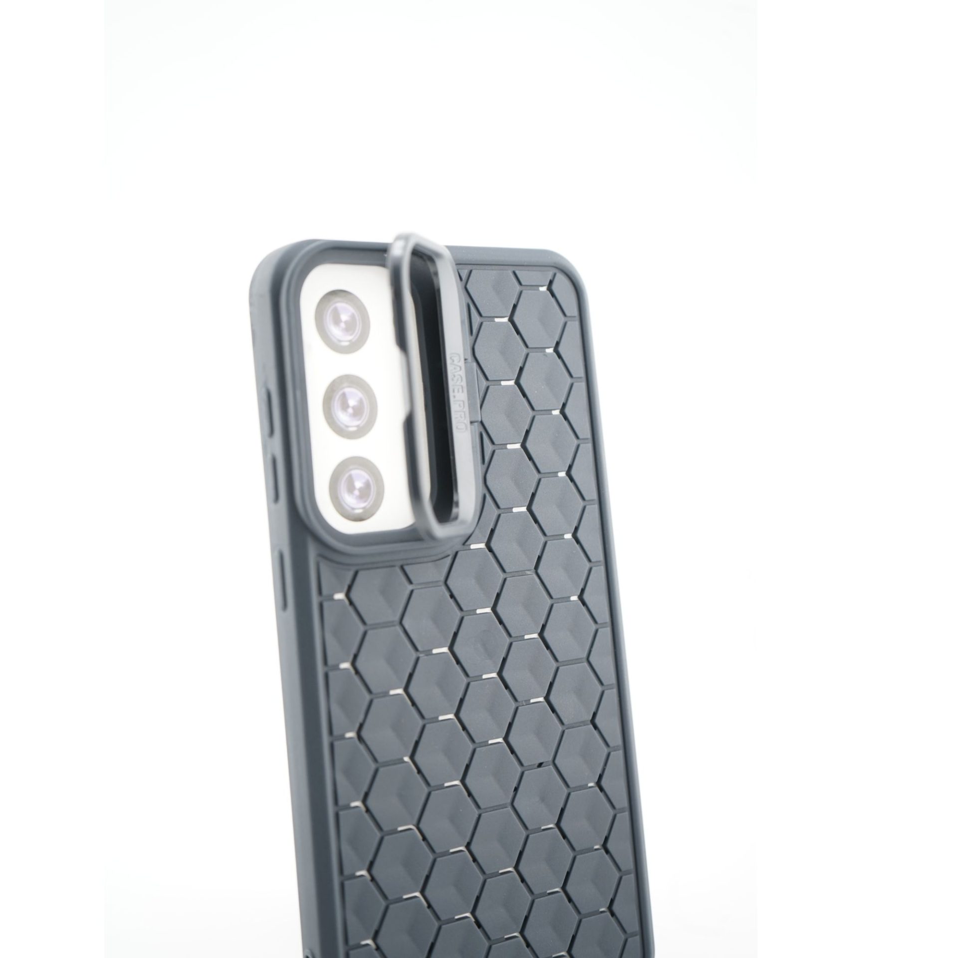 Husa de Protectie TPU, Flippy, pentru Samsung Galaxy S23 Plus, 3D Cube, cu Inel, Protectie Camera, Antisoc, Antizgariere, Antialunecare, Acoperire Completa, Albastru