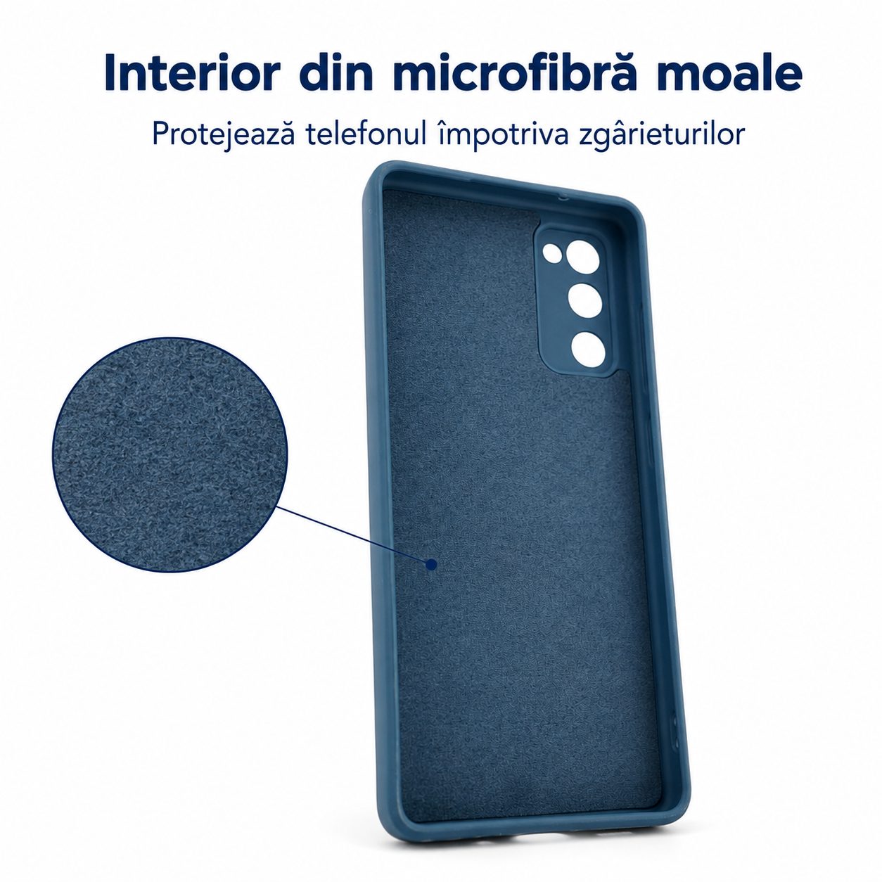 Husă protecție albastru închis Samsung S20 FE